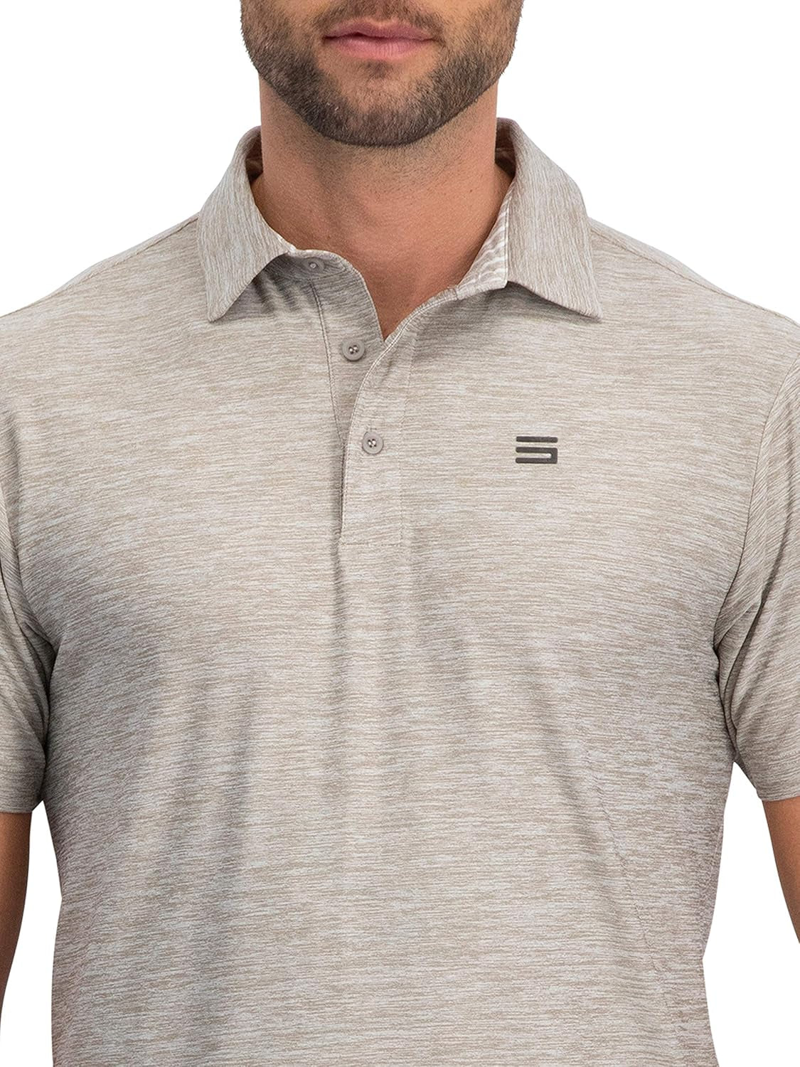 Golf Shirts for Men - Dry Fit Short-Sleeve Polo, Athletic Casual Collared T-Shirt