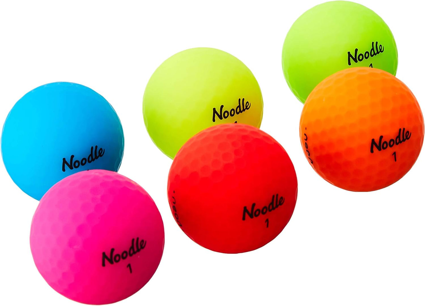 Noodle Neon Matte Color Golf Balls