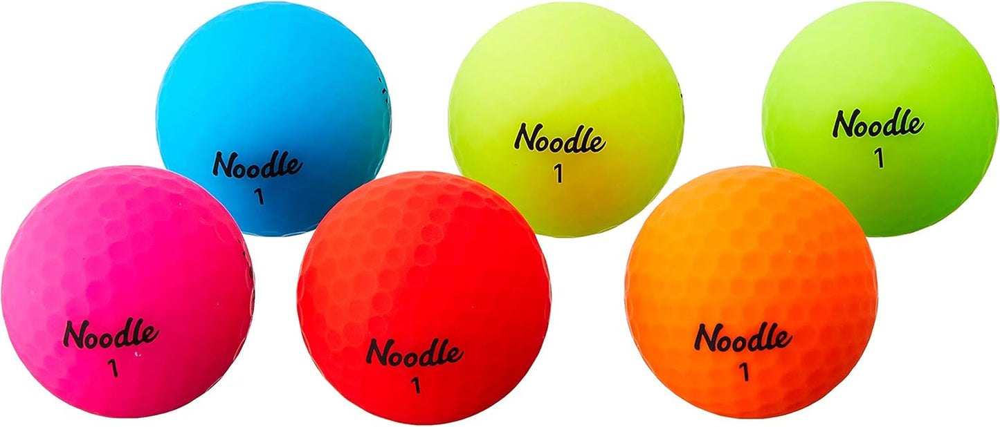 Noodle Neon Matte Color Golf Balls