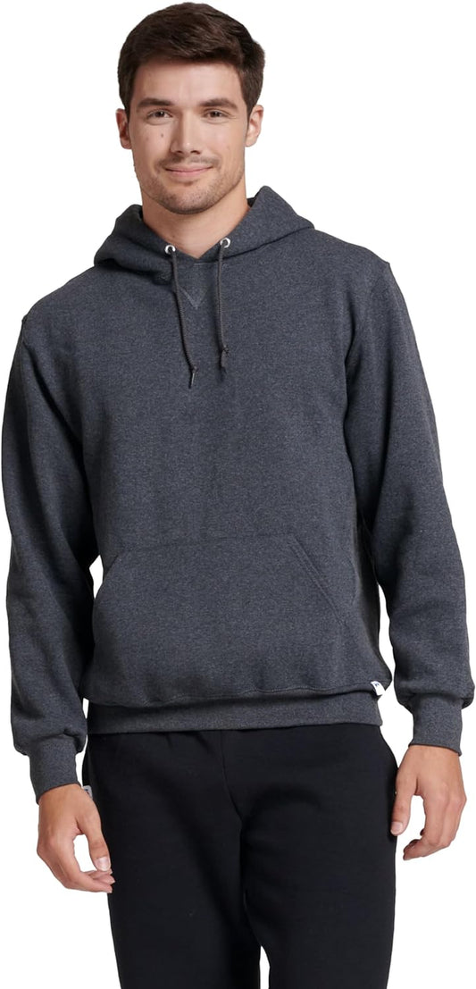 Men'S Dri-Power Fleece Hoodies, Moisture Wicking, Cotton Blend, Relaxed Fit, Sizes S-4X